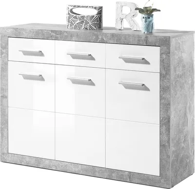 Produktbild von Kommode Anrichte Sideboard Highboard Standschrank Schrank "Rio de Janeiro II"