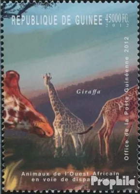Produktbild von Briefmarken Guinea 2012 Mi 9185 (kompl. Ausgabe) postfrisch Gefährdete Tiere Westafrikas