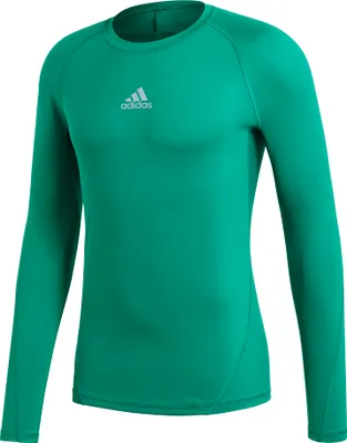 Image de shirt fonctionnel adidas Alphaskin à manches longues bgreen S
