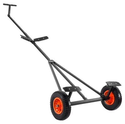 Obrázok produktu pre VEVOR prívesný vozík na prepravu lodí, nosnosť oje 190 kg, pneumatiky 40 cm, uhlíková oceľ, na prepravu kajakov, vodných skútrov a rybárskych člnov