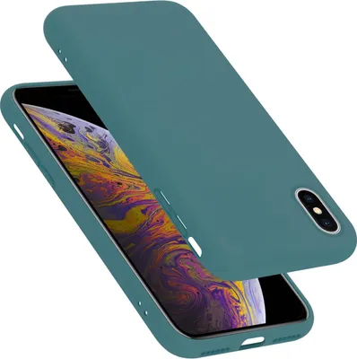 Immagine prodotto di Cadorabo custodia protettiva per Apple iPhone X / XS custodia in verde cellulare Custodia Cover TPU Etui