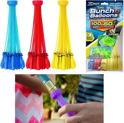 Immagine prodotto di ZURU Battaglia di palloncini d'acqua confezione da 3 - mix di varianti o colori