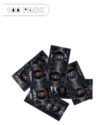 Zdjęcie produktu dla EXS Comfy Fit Prezerwatywy z czarnego lateksu, 12 sztuk