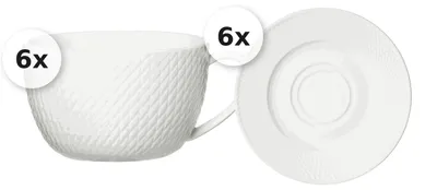 Produktbild von Cappuccinotassen-Set 12 tlg. Saphir