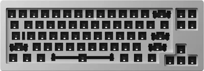 Produktbild von AKKO 6975351384410 MonsGeek M7 VIA Barebone Tastatur silber, 65 %, RGB, Aluminium