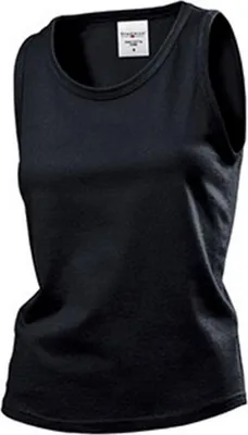 Produktbild von Stedman Damen Tanktop, ärmellos AB281 (L) (Schwarz)