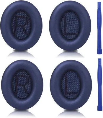 Immagine prodotto di Set di ricambio per padiglioni auricolari, 2 pezzi - Padiglioni auricolari di ricambio - Adatti per le cuffie Bose QuietComfort 35/35 II - Cancellazione del rumore - Padiglioni auricolari con schiuma a memoria di forma - Attrezzo di montaggio incluso
