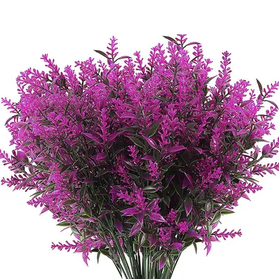Produktbild von Künstliche Lavendelblumen künstliche Blumen Lavendel Blumenstrauß für Innen- und Außenbereich, Dekoration, DIY, Hochzeit, Zuhause, Büro, Gar(Orchidee)