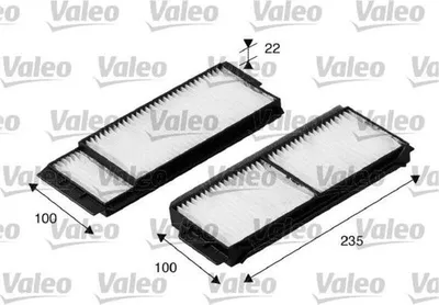 Produktbild von VALEO 698892 Innenraumfilter Pollenfilter für MAZDA 5 (CR19) für CITROËN Berlingo / Berlingo First (MF, GJK, GFK)