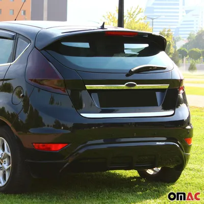 Image de Baguette de coffre Baguette de hayon pour Ford Fiesta 2008-2017 Acier inoxydable Chrome