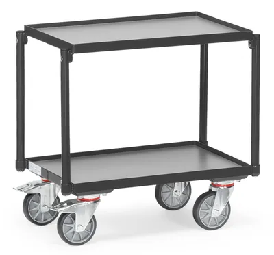 Produktbild von Fetra Etagenroller 250 kg Ladefläche L x B 610 x 410 mm mit Rand - Grey Edition