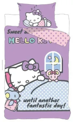 Produktbild von Javoli Hello Kitty slapen Bettbezug 140 X 200 cm - 70x90 cm - Baumwolle