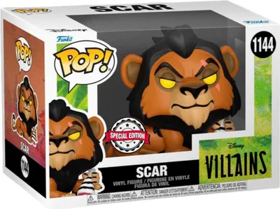 Obrázok produktu pre Zjazvená figúrka Disney Villains z filmu Leví kráľ, exkluzívna edícia
