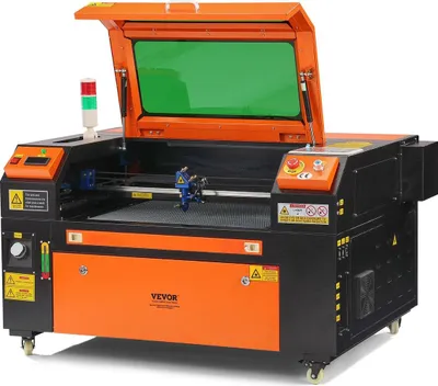 Zdjęcie produktu dla Grawer laserowy CO2 o mocy 60 W do grawerowania i rzeźbienia, maszyna drukująca, stół roboczy 400 x 600 mm