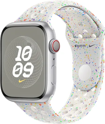 Produktbild von Apple Nike Sport Band Apple Watch 42mm / 44mm / 45mm / 49mm Pure Platinum S/M