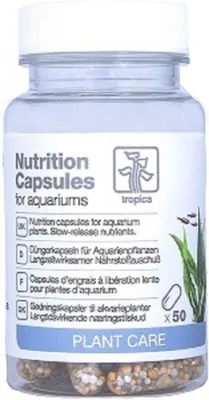 Obrázek produktu pro Tropica Nutrition Capsules hnojivo v kapslích optimální přísun živin pro akvarijní rostliny 50 kusů
