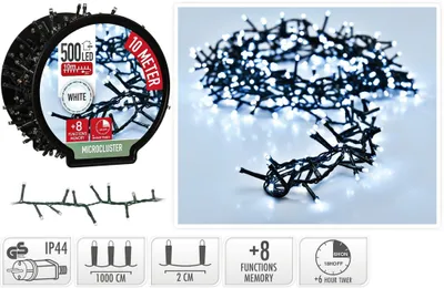 Immagine prodotto di HOMESTYLING Catena luminosa natalizia bianco freddo 500 LED / 10 m KO-AX8521000