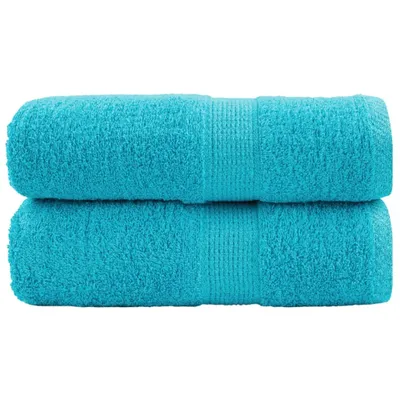 Produktbild von Premium-Seiftücher SOLUND 2 Stk. Türkis 30x30 cm 600 g/m²
