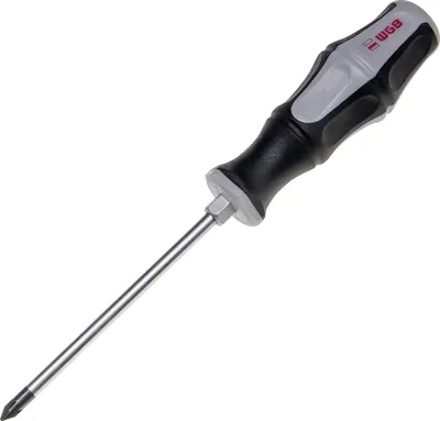 Zdjęcie produktu dla WGB Wkrętak krzyżowy z końcówką precyzyjną i nasadką udarową - Wkrętak PZ3/150mm, stal chromowa