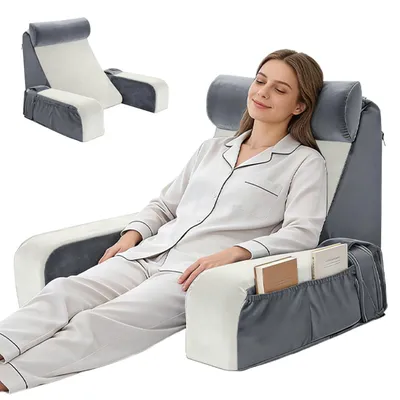 Obrázek produktu pro Ergonomický čtecí polštář s odnímatelnými opěrkami pro pohodlné čtení