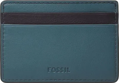 Produktbild von FOSSIL Kartenhalter Steven Card Case Pacific hellblau