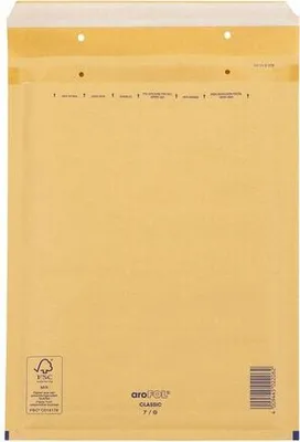 Produktbild von 50x AROFOL CLASSIC Luftpolstertasche 7/G-17 230x340mm für C4+ braun