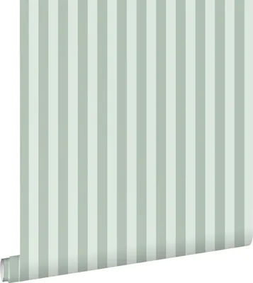 Produktbild von ESTAhome Tapete Streifen Graugrün 53 cm x 10.05 m