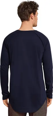 Produktbild von Schiesser Herren Shirt langarm dunkelblau 54/XL