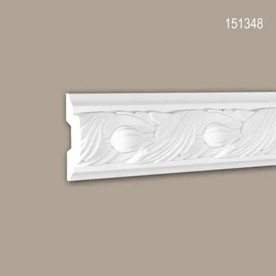 Produktbild von PROFHOME 151348 Wand- und Friesleiste Stuckleiste Zierleiste Wandleiste 2 m