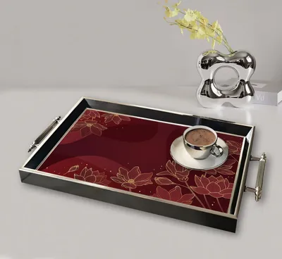 Produktbild von Evila Originals, TPG9765, Tablett, Mehrfarbig, 100 % GLAS, 50 x 29 x 3,5 cm