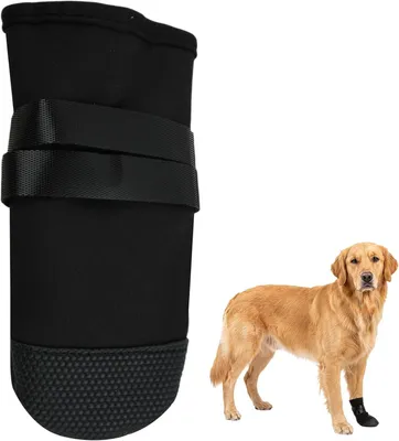 Produktbild von Hundeschuhe mit verstellbaren Riemen, wasserdicht, antirutsch, Größen S/M/L/XL, für Pfotenschutz