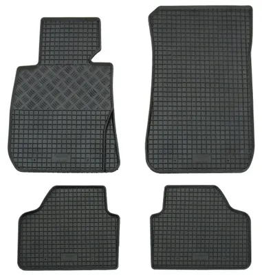 Gummifußmatten Set 4-teilig für BMW X1 E84 (2009-2015), schwarz