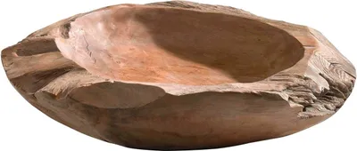 Produktbild von Teakholz Schale Durchmesser 40Cm Boho