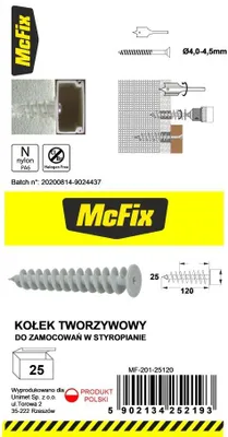 Obrázek produktu pro Upevňovací Pásky Pro Izolaci 25*120Mm Nylon - 25 Ks - Mf-201-25120
