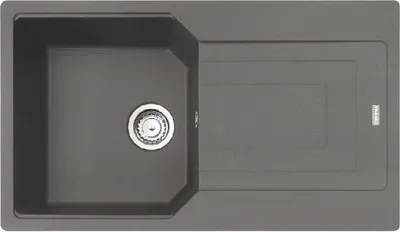 Produktbild von Franke Urban - Fragranit Küchenspüle UBG 611-86, 860x500 mm, grauer Stein 114.0700.115