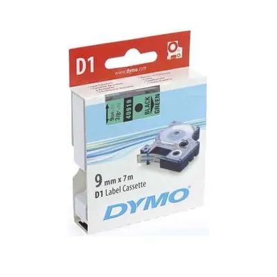 Obrázok produktu pre DYMO D1 - Štandardné etikety - čierna na zelenej - 9 mm x 7 m