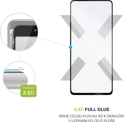 Produktbild von FIXED FullGlue-Hülle für Samsung Galaxy A53 5G schwarz