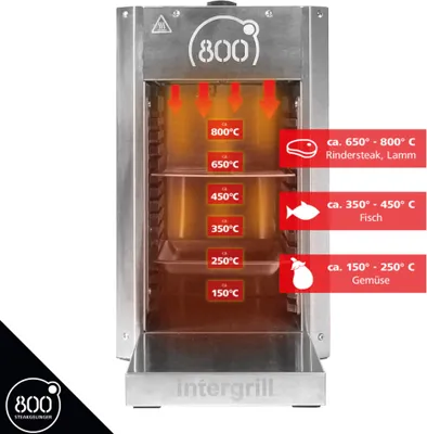 Obrázek produktu pro Plynový gril Intergrill 800 stupňů Pure Outdoor (IG-800-031)