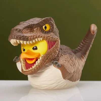 Produktbild von Numskull Jurassic Park Tubbz PVC Figur Velociraptor Boxed Edition 10 cm