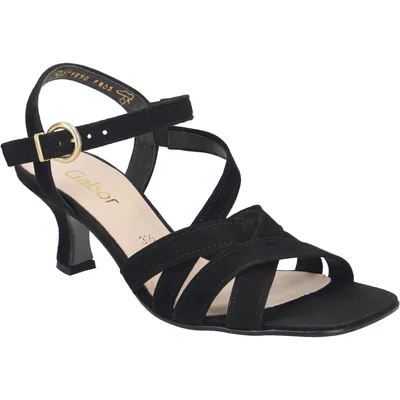Produktbild von Gabor Sandalette 781.17, Rauleder, Schwarz, Damen
