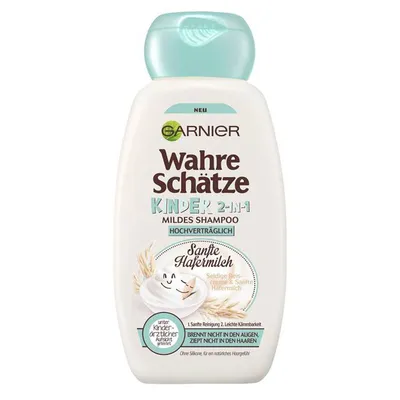 Produktbild von Garnier Wahre Schätze Kinder Shampoo Hafermilch Hochverträglich 250ml