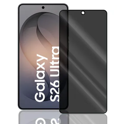 Produktbild von Anti Spy Panzer Folie für Samsung Galaxy S26 Ultra Privacy Displayschutzfolie Sichtschutz Glasfolie Schutzglas
