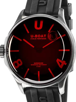 Image de Montre U-Boat 9305 Darkmoon SS Red Glass pour hommes