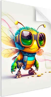 Immagine prodotto di SpaceRebels Bilder Wandsticker 40x60 - Decorazione murale per bambini - Adesivo murale autoadesivo - Immagine moderna su pellicola in PVC - Murale per bambini - Applicabile o incorniciabile