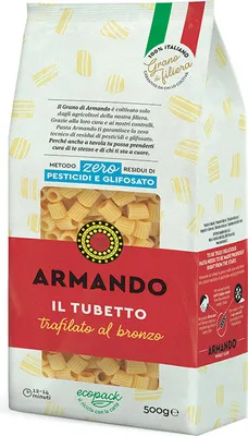 Produktbild von 12x Armando Pasta Artigianale - Il Tubetto - 500g