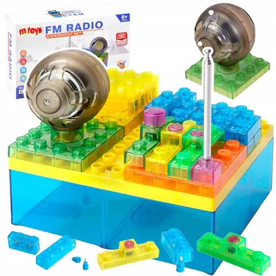 Zdjęcie produktu dla Mały Elektornik Zestaw Edukacyjny Nauka Klocki Zbuduj Radio Fm Am Stem