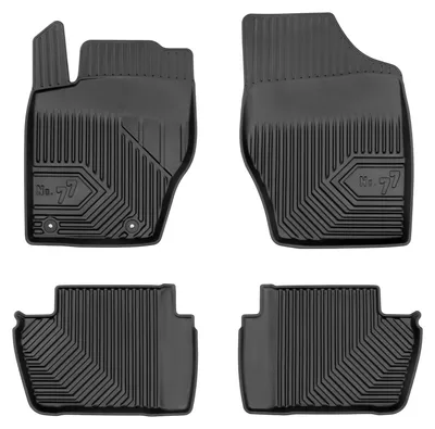 Productafbeelding van Rubberen automatten voor Peugeot 307 2001-2008 (stationwagen) – 4-delig, zwart, op maat