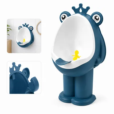 Produktbild von Kinder Pissoir Wandmontage mit Schlauch 2 m, Toilettentrainer für Jungen, aus PP Material, abnehmbar und einfach zu reinigen für Zuhause