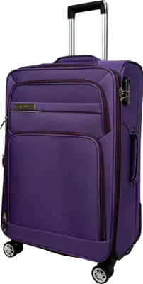 Produktbild von My Travel Bag 3090 Stoffkoffer 4-Rollen Trolley Koffer Reisekoffer Tasche Reisetasche Leicht Lila L