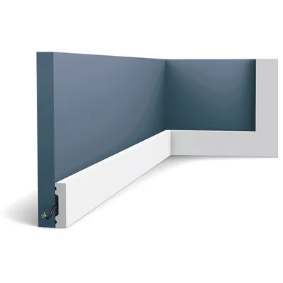 Obrázek produktu pro ORAC stropní, podlahová a lemovací lišta SX162 2 m - Lišta 2000x40x10 mm
